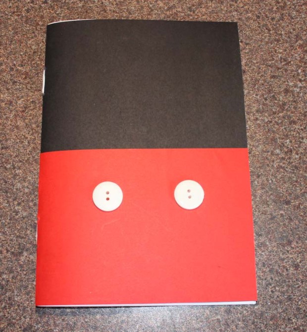 Mickey Mouse Notebook Diy Ruminations From The Red Room
